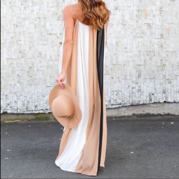 Black/white/beige maxi - Picture 3 of 4